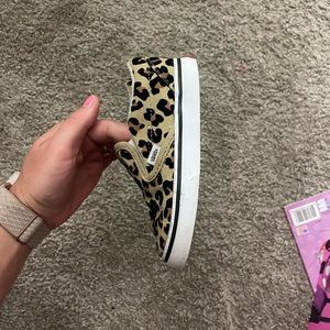 Cheetah print vans